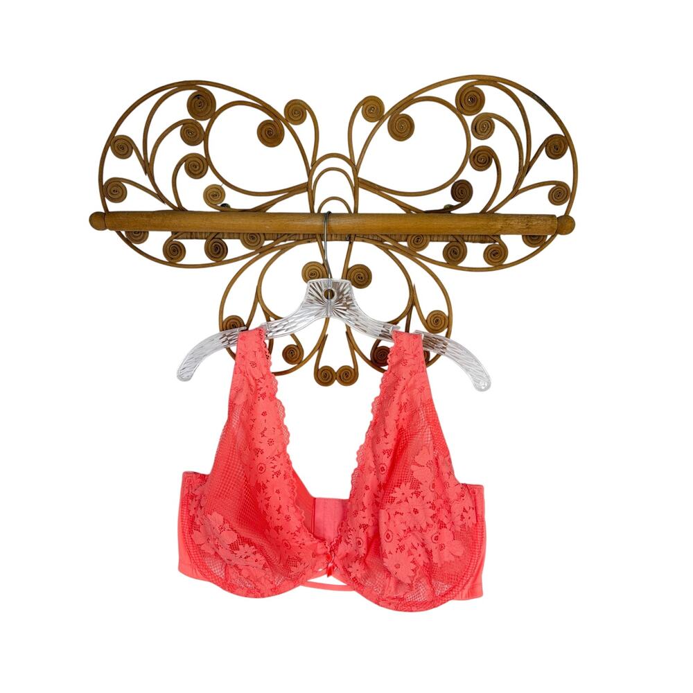 Cacique Unlined Balconette Lace bra 42H